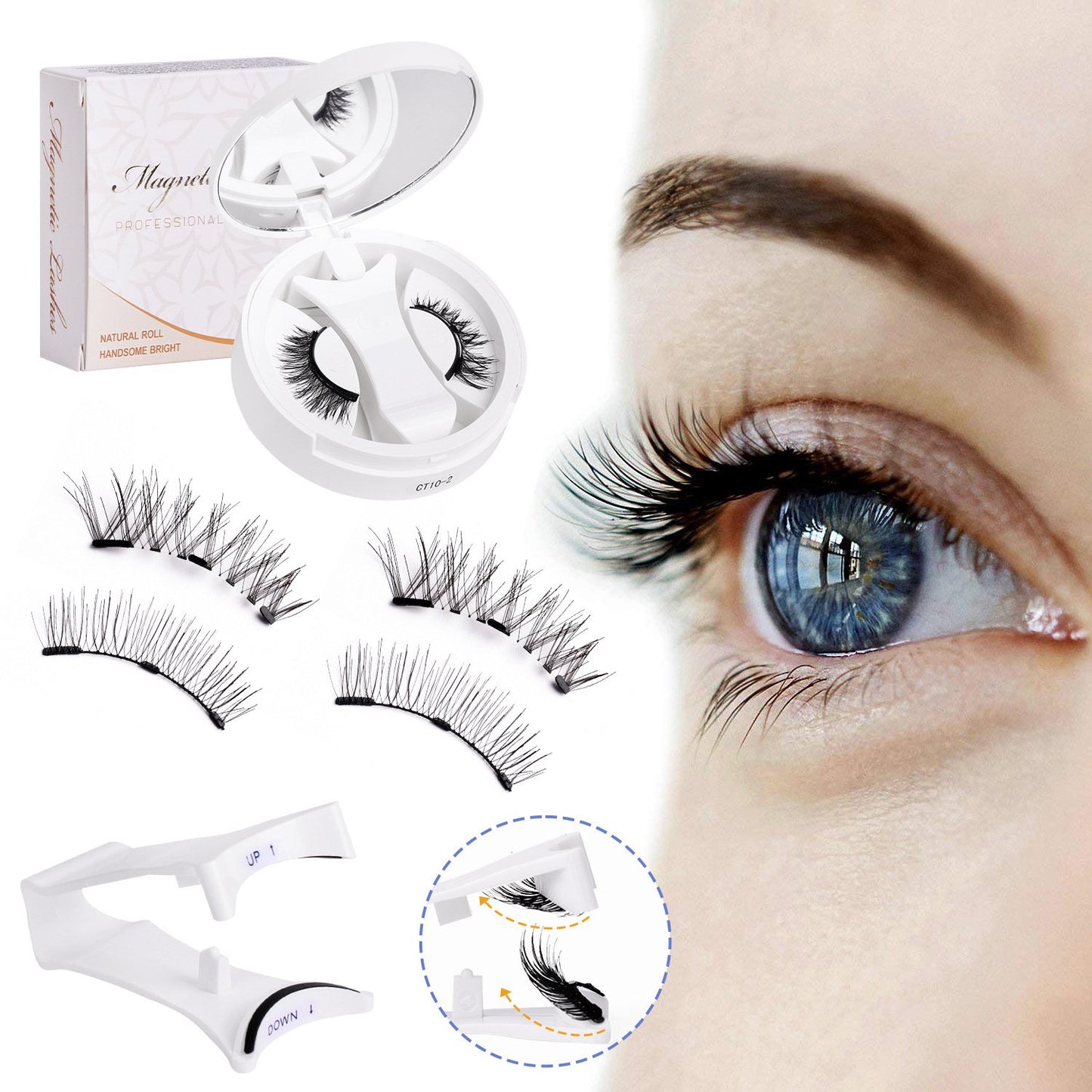 💖Summer Hot Sale 49% OFF -- Soft Magnetic Eyelashes All-in-One Box, Reusable