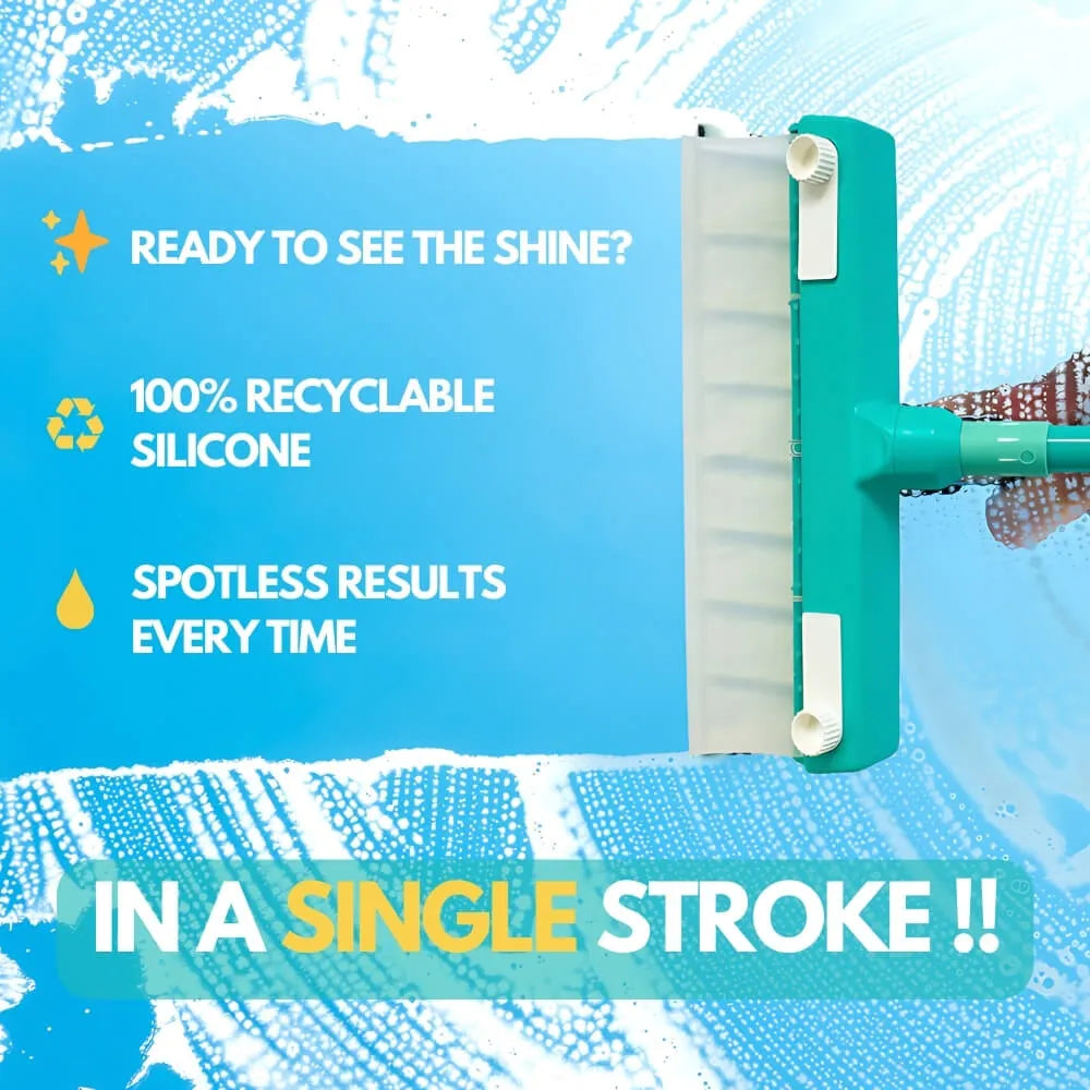 JEREMYTIS Recyclable Silicone Window Squeegee Kit